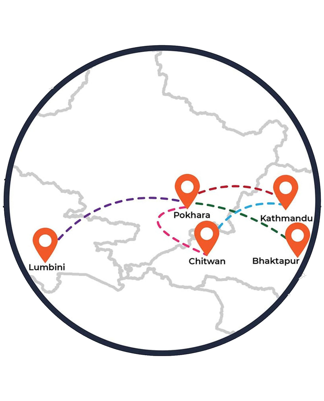 Man wearing a protective mask and using a smartphone while keeping the distance in the bus